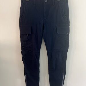 Ralph Lauren sport women cargo combat ankle zip‎ pants Size 8